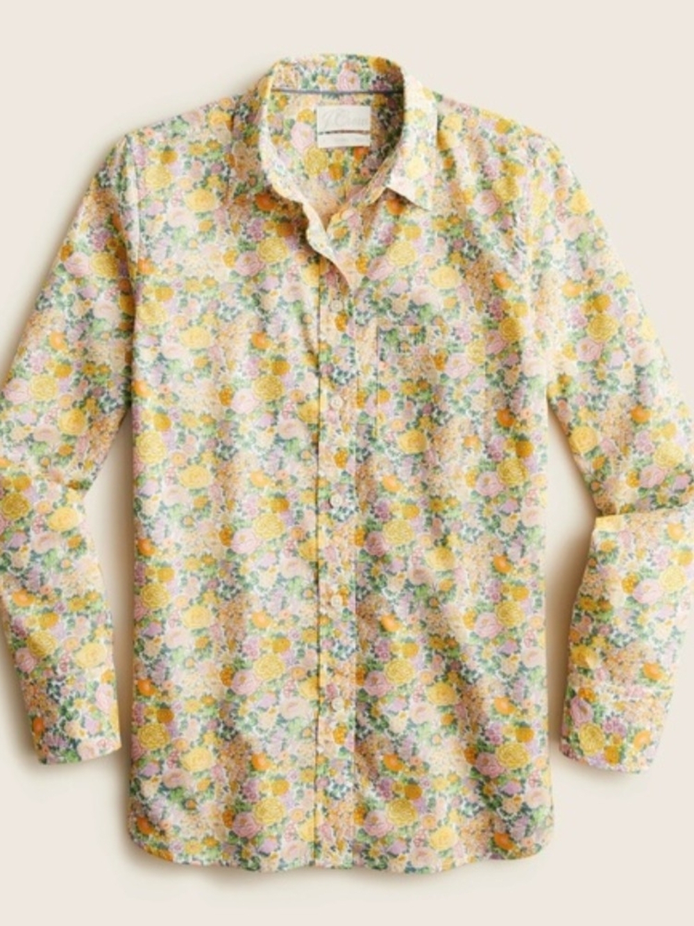 J. Crew Classic Fit Button Up, Liberty Elysian Day Floral, Size 6